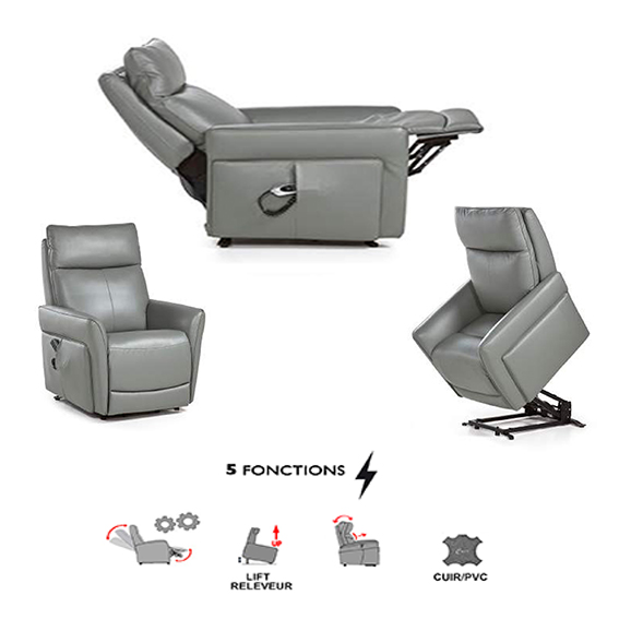 Fauteuil relax Brazilia (5 fonctions)